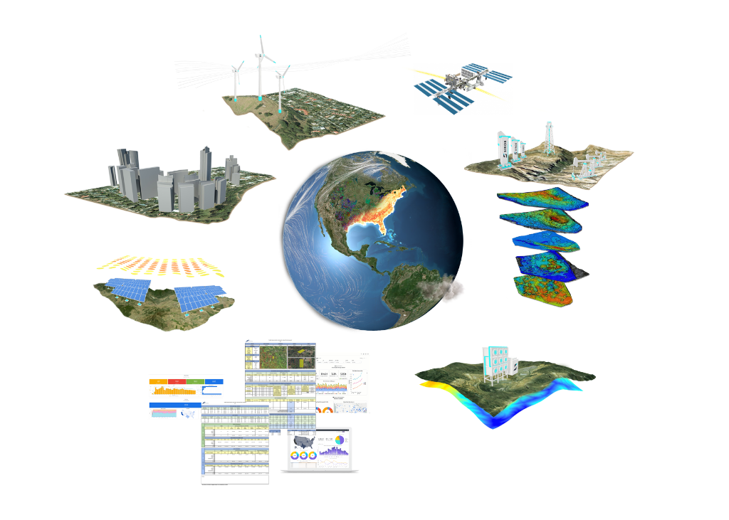 SIROS global geospatial visualization